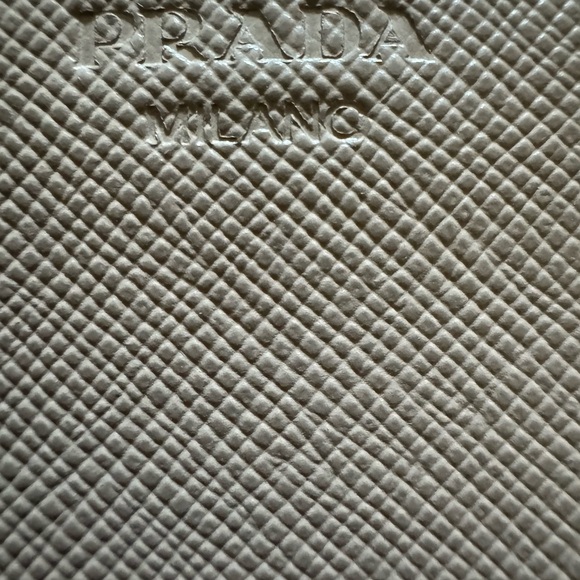 Prada Continental Wallet in Beige & Gold Hardware - Picture 9 of 12